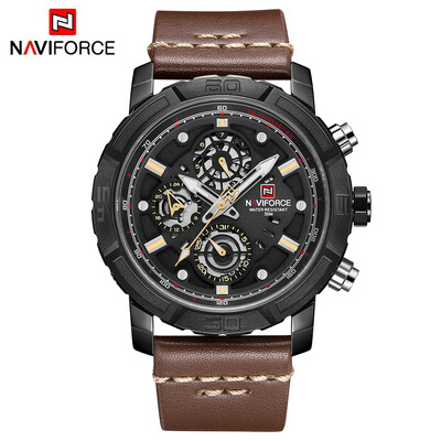 NAVIFORCE NF9139 Quartz Watches Luminous Man Leather Digital Analog Week Date Hour Display Waterproof Casual Wrist Watch with Gift
NAVIFORCE NF9139 Quartz Watches Luminous Man Leather Digital Analog Week Date Hour Display Waterproof Casual Wrist Watch with Gift