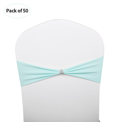 50pcs Bling Bling Wedding Chair Sashes Bows Elastic Spandex Chair Sash Covers Bands Wedding Supplies Decorations--Green
50pcs Bling Bling Wedding Chair Sashes Bows Elastic Spandex Chair Sash Covers Bands Wedding Supplies Decorations--Green