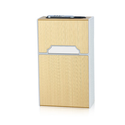 Cigarette Dispenser Storage Box Flip Cigarette Case 20 Loaded High Capacity with Detachable USB Rechargeable Cigarettes Lighter Si
Cigarette Dispenser Storage Box Flip Cigarette Case 20 Loaded High Capacity with Detachable USB Rechargeable Cigarettes Lighter Si