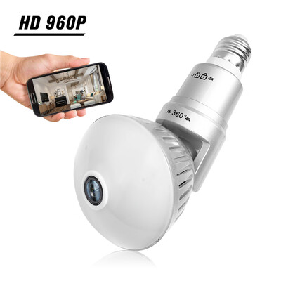 960P 130W Bulb IP Camera 360°Panoramic WiFi Wireless Camera Support Night Vision 2 Way Talk Motion Detection Pet Baby Camera for H
960P 130W Bulb IP Camera 360°Panoramic WiFi Wireless Camera Support Night Vision 2 Way Talk Motion Detection Pet Baby Camera for H