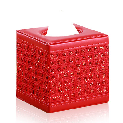 Yapi Shi leather paper towel tube paper tube creative paper box tissue box paper tube home living room coffee table napkin carton diamond red 
Yapi Shi leather paper towel tube paper tube creative paper box tissue box paper tube home living room coffee table napkin carton diamond red