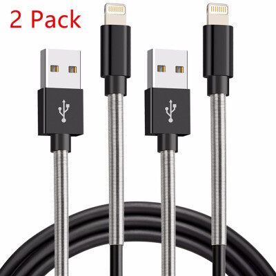 2Pack For iPhone Charger 2x1m USB 8 Pin Spring protection Data Charging Cable - BLACK
2Pack For iPhone Charger 2x1m USB 8 Pin Spring protection Data Charging Cable - BLACK
