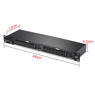 EQ-215 Dual Channel 15-Band Equalizer 1U Rack Mount