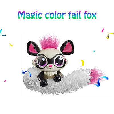 Children Gift Surprise Rainbow Tails Dolls Glowing Eyes Quirky Sounds&Phrases Doll