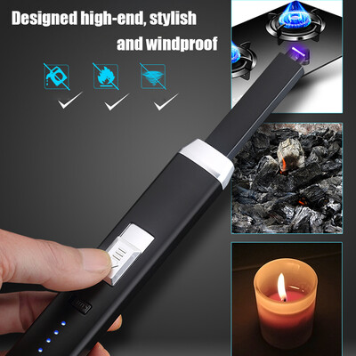 USB Rechargeable Electronic Hit Fire Machine Windproof Flameless Pulsed Arc Metal Smoking Cigarette Lighters with Power display in
USB Rechargeable Electronic Hit Fire Machine Windproof Flameless Pulsed Arc Metal Smoking Cigarette Lighters with Power display in