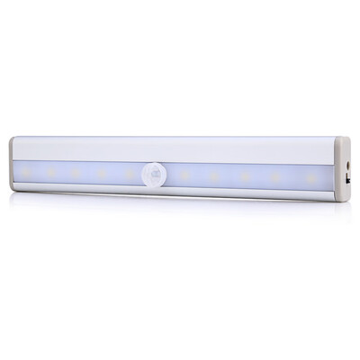 DC 3 - 6V 075W 200LM 10 LEDs PIR Infrared Motion Wireless LED Sensor Lighting Closet Cabinet Lamp
DC 3 - 6V 075W 200LM 10 LEDs PIR Infrared Motion Wireless LED Sensor Lighting Closet Cabinet Lamp