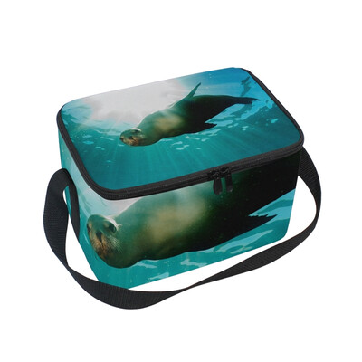 ALAZA Lunch Box Insulated Lunch Bag Large Cooler Sea Lion Underwater Looking You Tote Bag
ALAZA Lunch Box Insulated Lunch Bag Large Cooler Sea Lion Underwater Looking You Tote Bag