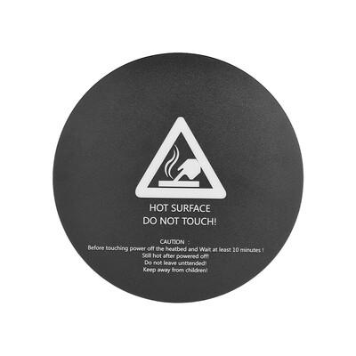 200 200mm Round Heated Bed Sticker Build Surface Cover Frosted Hot Bed Plate with Adhesive Back 3D Printer Parts Accessories
200 200mm Round Heated Bed Sticker Build Surface Cover Frosted Hot Bed Plate with Adhesive Back 3D Printer Parts Accessories