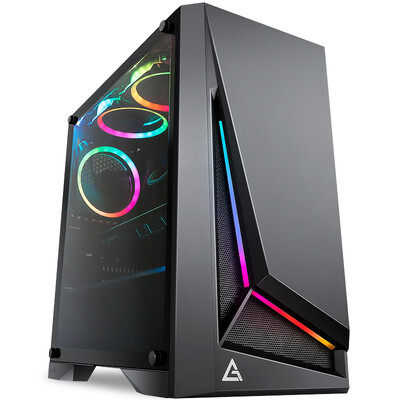 Antec Dark Black - Comet DP301M Tempered Glass Side Through Computer Case A RGB Symphony Light Bar Supports MATX 280 Water Cooling
Antec Dark Black - Comet DP301M Tempered Glass Side Through Computer Case A RGB Symphony Light Bar Supports MATX 280 Water Cooling