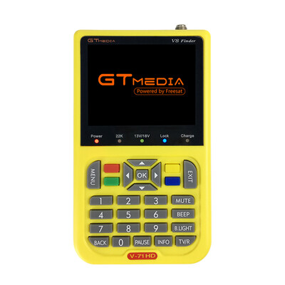 GTMEDIA V8 TV Signal Finder Meter DVB-SS2 HD Digital TV Receiver 35 Inch LCD Dispaly 3000mAh Battery EU Plug
GTMEDIA V8 TV Signal Finder Meter DVB-SS2 HD Digital TV Receiver 35 Inch LCD Dispaly 3000mAh Battery EU Plug