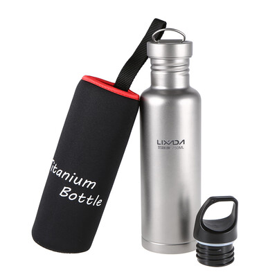 Lixada 500ml750ml Titanium Water Bottle with Extra Plastic Lid Ultralight Outdoor Camping Hiking Cycling Water Bottle
Lixada 500ml750ml Titanium Water Bottle with Extra Plastic Lid Ultralight Outdoor Camping Hiking Cycling Water Bottle