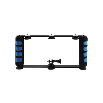Aluminium Alloy Dual Handheld Grip Selfie Stick 14 Inch Screw Mounts Handgrip for Phone DSLR ILDC Action Camera Blue
Aluminium Alloy Dual Handheld Grip Selfie Stick 14 Inch Screw Mounts Handgrip for Phone DSLR ILDC Action Camera Blue