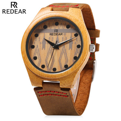 REDEAR SJ1448 - 5 Wooden Female Quartz Watch Special Pattern Dial Leather Strap Wristwatch
REDEAR SJ1448 - 5 Wooden Female Quartz Watch Special Pattern Dial Leather Strap Wristwatch