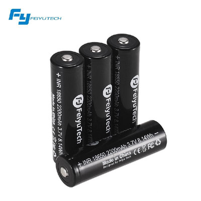 FeiyuTech INR 18650 Rechargeable Li-ion Battery 2200mAh 37V Flat Top Fast Charge for AK2000 AK4000 Gimbal Stabilizer 4pcs Pack
FeiyuTech INR 18650 Rechargeable Li-ion Battery 2200mAh 37V Flat Top Fast Charge for AK2000 AK4000 Gimbal Stabilizer 4pcs Pack