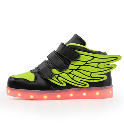 Kids Light up Shoes with wing Children Led Shoes Boys Girls Glowing Luminous Sneakers USB Charging Boy Fashion Shoes
Kids Light up Shoes with wing Children Led Shoes Boys Girls Glowing Luminous Sneakers USB Charging Boy Fashion Shoes