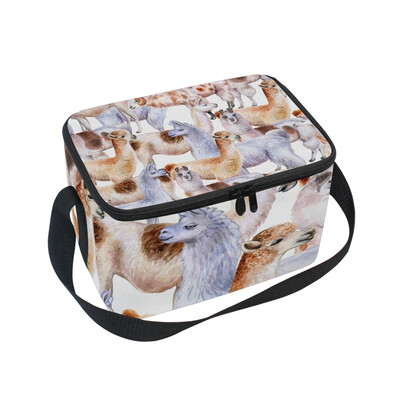 ALAZA Lunch Box Llama Design Insulated Lunch Bag Large Cooler Tote Bagfor Men Women
ALAZA Lunch Box Llama Design Insulated Lunch Bag Large Cooler Tote Bagfor Men Women