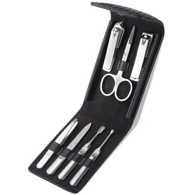 Korea Kowell Han Kewei Stainless Steel Nail Clipper Set Splash Nail Clip Personal Care Repair Capacity Combination 7 Piece KC712 Black
Korea Kowell Han Kewei Stainless Steel Nail Clipper Set Splash Nail Clip Personal Care Repair Capacity Combination 7 Piece KC712 Black
