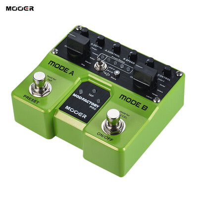 MOOER MODFACTORY Pro Dual Modules Modulation Guitar Effect Pedal 16 Modulation Effects Tap Tempo Function with Dual Footswitches
MOOER MODFACTORY Pro Dual Modules Modulation Guitar Effect Pedal 16 Modulation Effects Tap Tempo Function with Dual Footswitches