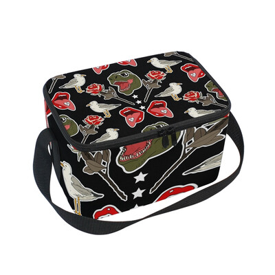 ALAZA Insulated Lunch Box Lips And Flowers Lunch Bag for Men Women Portable Tote Bag Cooler Bag
ALAZA Insulated Lunch Box Lips And Flowers Lunch Bag for Men Women Portable Tote Bag Cooler Bag