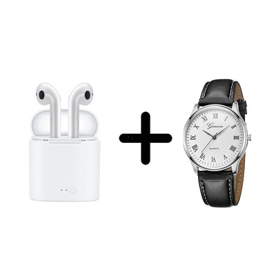 I7S Mini Wireless Bluetooth Headset Stereo Headset with Charging Box Mic for all Smartphone with watch included in kit
I7S Mini Wireless Bluetooth Headset Stereo Headset with Charging Box Mic for all Smartphone with watch included in kit