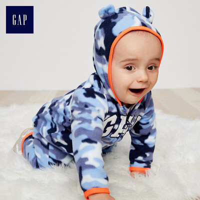 GAP flagship store male baby logo logo fleece bear ear hooded jumpsuit autumn clothing blue camouflage 59cm 3-6 months
GAP flagship store male baby logo logo fleece bear ear hooded jumpsuit autumn clothing blue camouflage 59cm 3-6 months