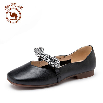 Camel brand single shoes womens fashion casual leather bow shallow mouth comfortable flat bottom W91504521 black 38240 yards
Camel brand single shoes womens fashion casual leather bow shallow mouth comfortable flat bottom W91504521 black 38240 yards