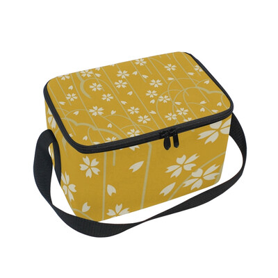ALAZA Insulated Lunch Box Yellow Floret Lunch Bag for Men Women Portable Tote Bag Cooler Bag
ALAZA Insulated Lunch Box Yellow Floret Lunch Bag for Men Women Portable Tote Bag Cooler Bag