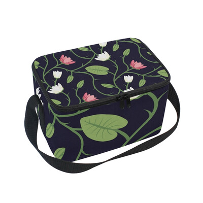ALAZA Pink White Flowers Lunch Box Insulated Lunch Bag Large Cooler Tote Bagfor Men Women
ALAZA Pink White Flowers Lunch Box Insulated Lunch Bag Large Cooler Tote Bagfor Men Women