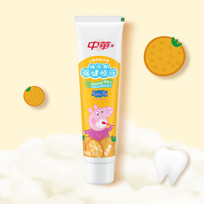 Chinese ZHONGHUA childrens anti-mite toothpaste orange flavor 60g 7-13 years old tooth period strong permanent teeth
Chinese ZHONGHUA childrens anti-mite toothpaste orange flavor 60g 7-13 years old tooth period strong permanent teeth