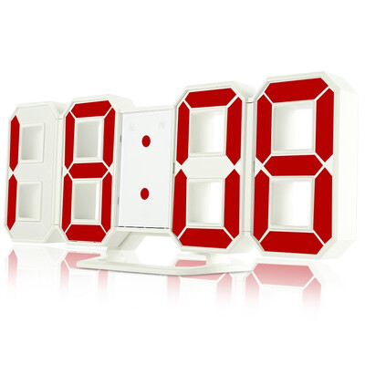 3D LED Digital Alarm Clocks 24 12 Hours Display 3 Brightness Levels Dimmable Nightlight Snooze Function for Home Kitchen Office
3D LED Digital Alarm Clocks 24 12 Hours Display 3 Brightness Levels Dimmable Nightlight Snooze Function for Home Kitchen Office