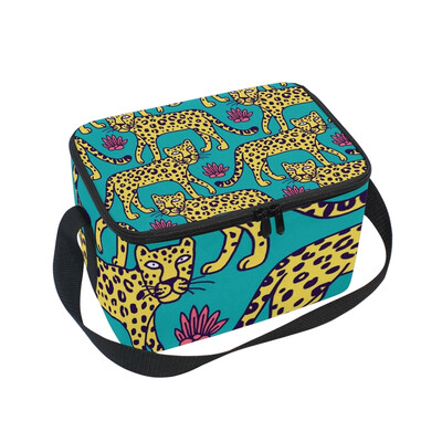 ALAZA Lunch Box Insulated Illustration Of Leopard Lunch Bag Large Cooler Tote Bagfor Men Women
ALAZA Lunch Box Insulated Illustration Of Leopard Lunch Bag Large Cooler Tote Bagfor Men Women