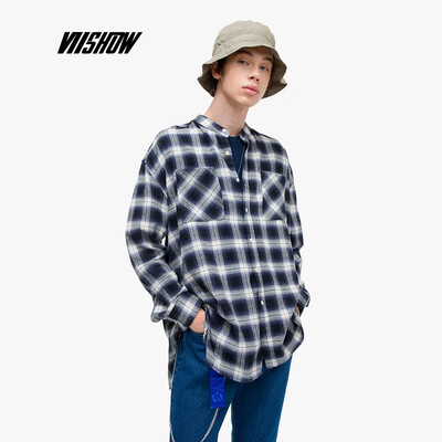 Weixiu viishow 2019 spring new shirt male Korean version of the mens plaid shirt long-sleeved shirt square collar youth CC1633191 black&white lattice M
Weixiu viishow 2019 spring new shirt male Korean version of the mens plaid shirt long-sleeved shirt square collar youth CC1633191 black&white lattice M
