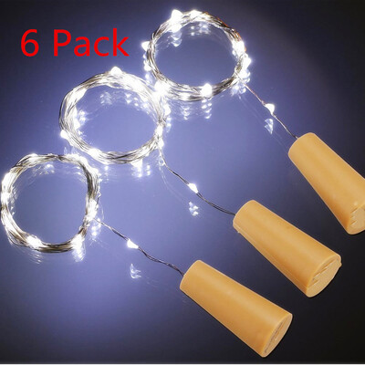 Supli 6 Pack 12M 2M x 6 120led with Screwdriver A Bottle Lights Fairy String Lights Warm White
Supli 6 Pack 12M 2M x 6 120led with Screwdriver A Bottle Lights Fairy String Lights Warm White
