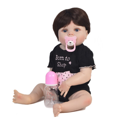 Long Synthetic hair Reborn Baby Dolls For Girl Toy 23 Full Body Silicone Vinyl Babies Doll Realistic New Born Bebe Toddler HOT
Long Synthetic hair Reborn Baby Dolls For Girl Toy 23 Full Body Silicone Vinyl Babies Doll Realistic New Born Bebe Toddler HOT