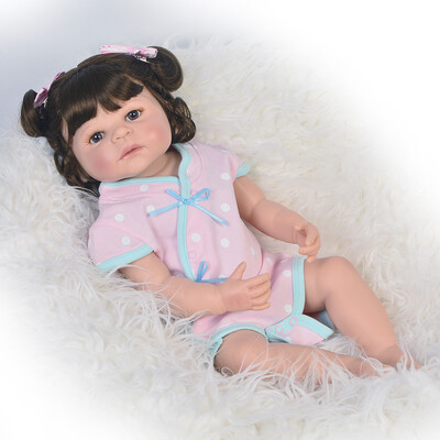 Hot Sale 23 Inch Reborn Alive Girl Doll 57 cm Full Body Vinyl Lifelike Baby Doll Toy For Sale Kids Christmas Gift Best Playmate
Hot Sale 23 Inch Reborn Alive Girl Doll 57 cm Full Body Vinyl Lifelike Baby Doll Toy For Sale Kids Christmas Gift Best Playmate
