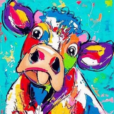 DIY Diamond Painting Cross Stitch Color Cartoon Cow Full Round Diamond Embroidery Rhinestone Home Decor Handwork Gift Canvas Size
DIY Diamond Painting Cross Stitch Color Cartoon Cow Full Round Diamond Embroidery Rhinestone Home Decor Handwork Gift Canvas Size