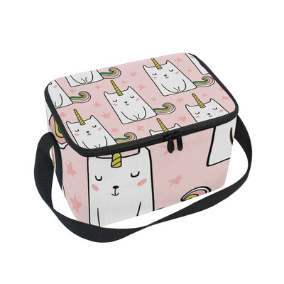 ALAZA Insulated Lunch Box Hand Drawn Cute Cats Unicorn Lunch Bag for Men Women Portable Tote Bag Cooler Bag
ALAZA Insulated Lunch Box Hand Drawn Cute Cats Unicorn Lunch Bag for Men Women Portable Tote Bag Cooler Bag