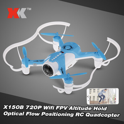 Original XK X150W 24G 720P Camera Wifi FPV Optical Flow Positioning Altitude Hold RC Quadcopter
Original XK X150W 24G 720P Camera Wifi FPV Optical Flow Positioning Altitude Hold RC Quadcopter