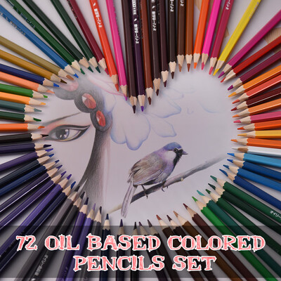 72 Color Premium Pre-Sharpened Oil Based Colored Pencils Set for Kids Adults Artist Art Drawing Sketching Writing Artwork Coloring
72 Color Premium Pre-Sharpened Oil Based Colored Pencils Set for Kids Adults Artist Art Drawing Sketching Writing Artwork Coloring