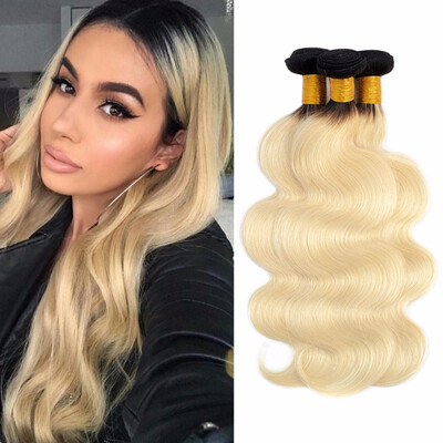Nami Hair Ombre Color T1B613 Brazilian Hair Body Wave 3 Bundles Black Roots Blonde 100 Remy Human Hair Extensions
Nami Hair Ombre Color T1B613 Brazilian Hair Body Wave 3 Bundles Black Roots Blonde 100 Remy Human Hair Extensions