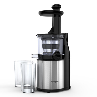 Homgeek Household Stainless Steel Slow Juicer Slag Juice Separation Stirrer Low Speed Squeezer 200W Kitchen Purpose Automatic Juic
Homgeek Household Stainless Steel Slow Juicer Slag Juice Separation Stirrer Low Speed Squeezer 200W Kitchen Purpose Automatic Juic