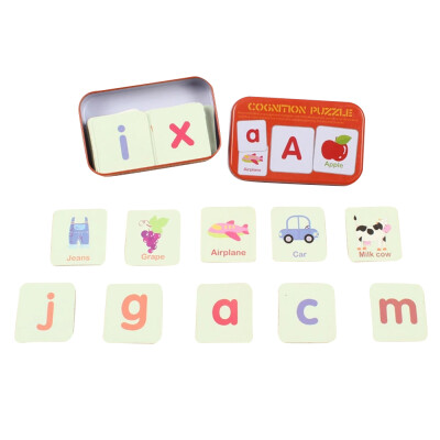 Flash Card Jigsaw Puzzle with Storage Box Shape Animal Fruit Alphabet Cognition Intelligence Early Educational Toy for Infant Todd
Flash Card Jigsaw Puzzle with Storage Box Shape Animal Fruit Alphabet Cognition Intelligence Early Educational Toy for Infant Todd