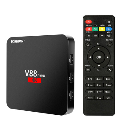 SCISHION V88 mini Smart Android TV Box Android 60 Rockchip 3229 Quad Core UHD 4K VP9 H265 Mini PC 1G 8G DLNA WiFi LAN HD Media
SCISHION V88 mini Smart Android TV Box Android 60 Rockchip 3229 Quad Core UHD 4K VP9 H265 Mini PC 1G 8G DLNA WiFi LAN HD Media