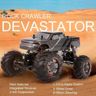 HBX 2098B 124 24GHz 4WD 4WS Devastator Rock Crawler RTR with Double Servo Off-road RC Car
HBX 2098B 124 24GHz 4WD 4WS Devastator Rock Crawler RTR with Double Servo Off-road RC Car