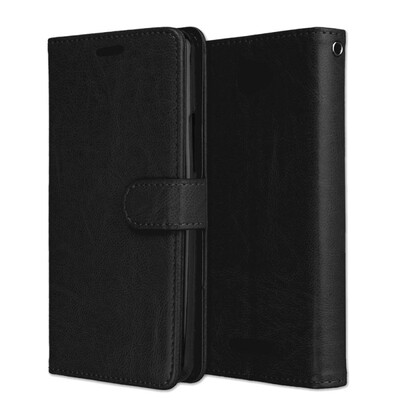 BQ Aquaris X Pro 3 Card Photo Frame Holster - Black
