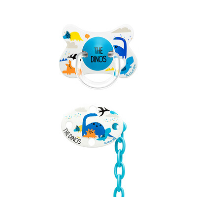 Suviani suavinex pacifier baby pacifier anti-drop chain imported molars to appease 4-18 months thumb type silicone fusion blue dinosaur
Suviani suavinex pacifier baby pacifier anti-drop chain imported molars to appease 4-18 months thumb type silicone fusion blue dinosaur