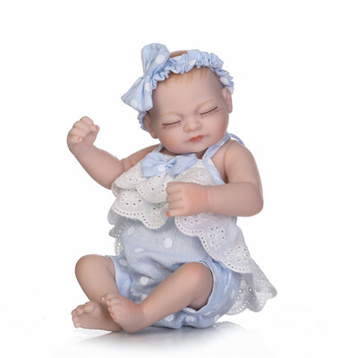 10inch 25cm Reborn Baby Doll Boy Full Silicone Sleeping Doll Bath Toy Realitic Lifelike Blue Dot
10inch 25cm Reborn Baby Doll Boy Full Silicone Sleeping Doll Bath Toy Realitic Lifelike Blue Dot