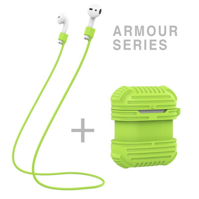 Ai Simai airpods protective cover Apple Bluetooth headset silicone sleeve with anti-lost rope anti-fall two-in-one suit
Ai Simai airpods protective cover Apple Bluetooth headset silicone sleeve with anti-lost rope anti-fall two-in-one suit