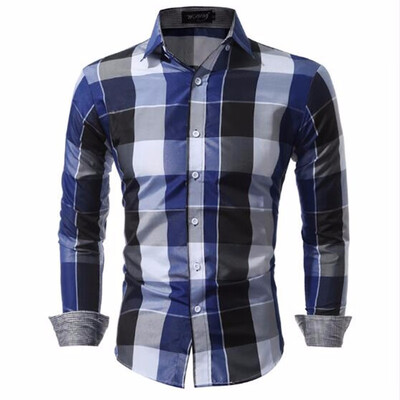 Men Shirts Fit Mens Dress Plaid Shirts Male Clothes Social Casual Shirt Men Brand Chemise Homme Large size XXXL
Men Shirts Fit Mens Dress Plaid Shirts Male Clothes Social Casual Shirt Men Brand Chemise Homme Large size XXXL