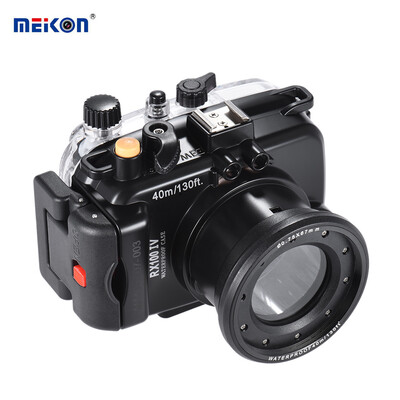 MEIKON SY-16 40m 130ft Underwater Waterproof Camera Housing Black Waterproof Camera Case for Sony RX100 IV
MEIKON SY-16 40m 130ft Underwater Waterproof Camera Housing Black Waterproof Camera Case for Sony RX100 IV